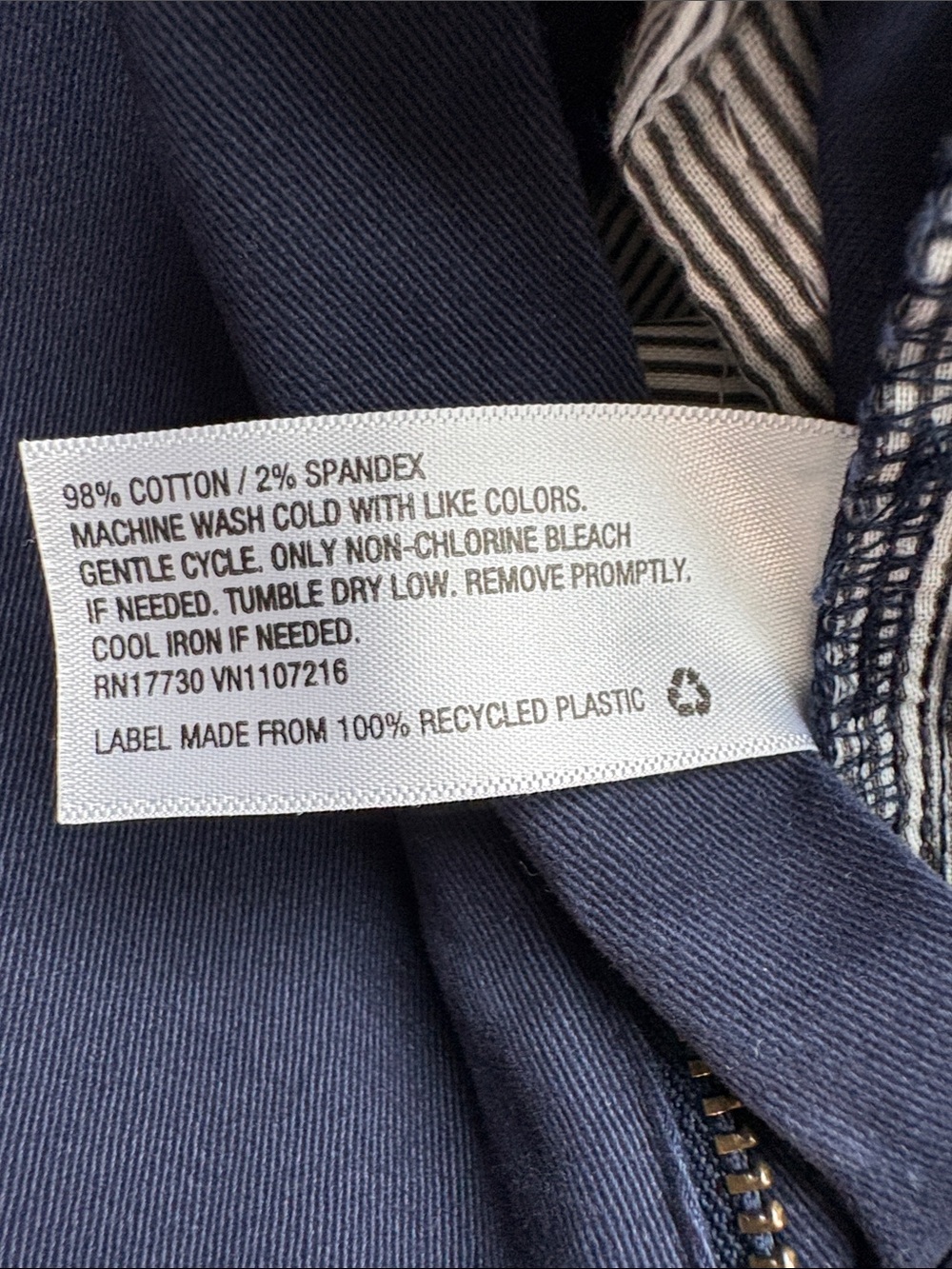 Goodfellow & Co Navy Slim Hennepin Straight-Fit Chinos 28 x 30 - Picture 8 of 8